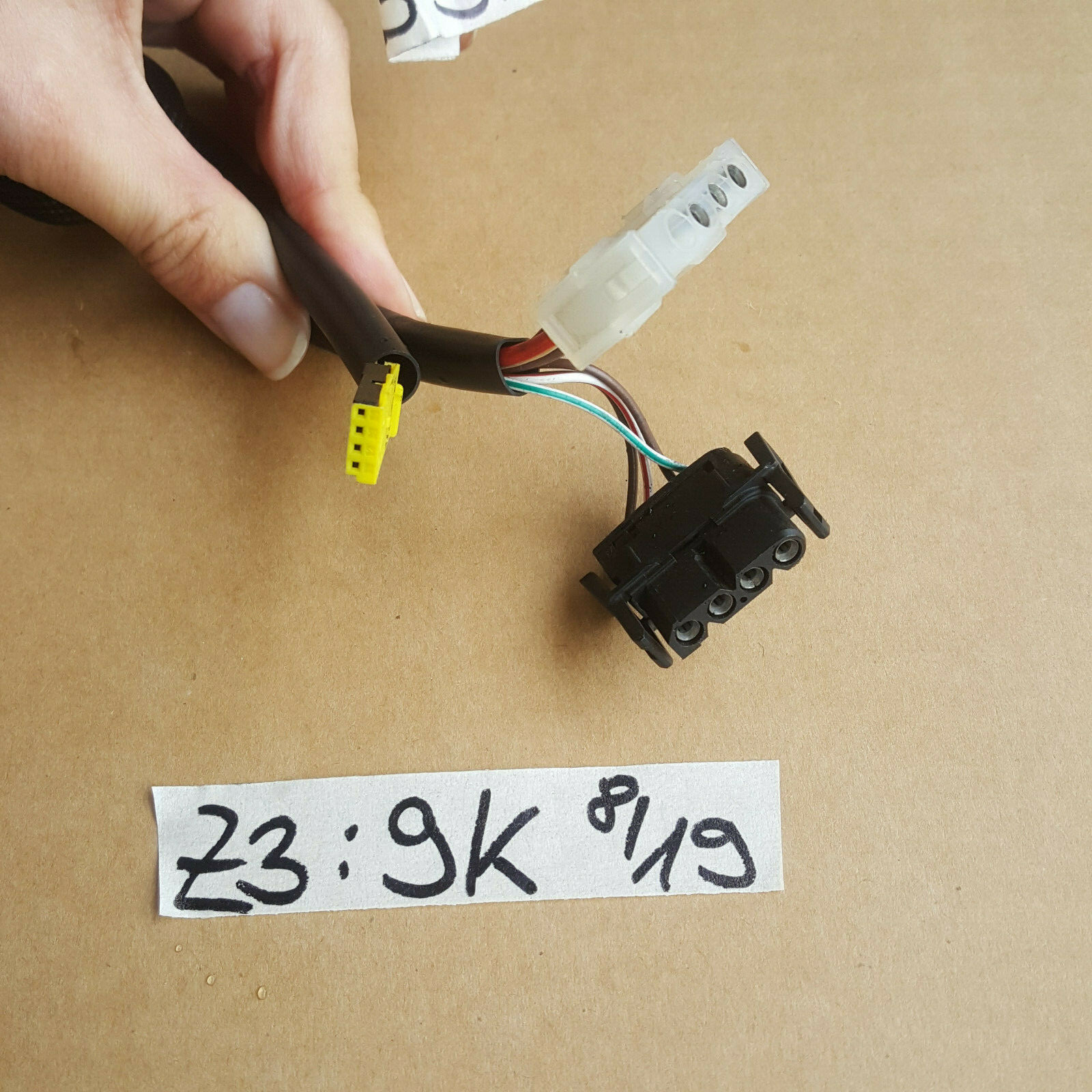 BMW E36 Z3 Sitz Stecker Anschluss Kabel abgeschnitten 9 Einzel Kabel – Bild 2