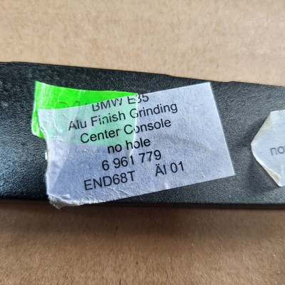 BMW Z4 E85 E86 Mittelkonsole Alu Verkleidung Aluminium Blende Kratzer  6961779