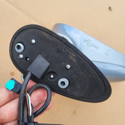 BMW Z3 Roadster Seiten Außen Spiegel Glas + Motor RECHTS Arktis Silber Metallic  – Bild 11