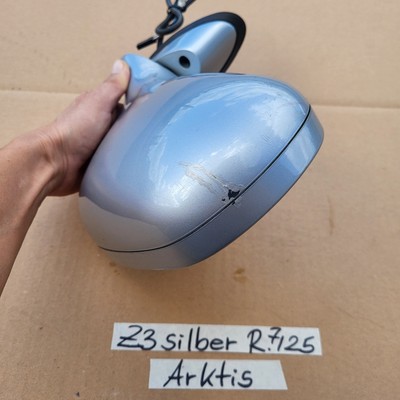 BMW Z3 Roadster Seiten Außen Spiegel Glas + Motor RECHTS Arktis Silber Metallic  – Bild 7