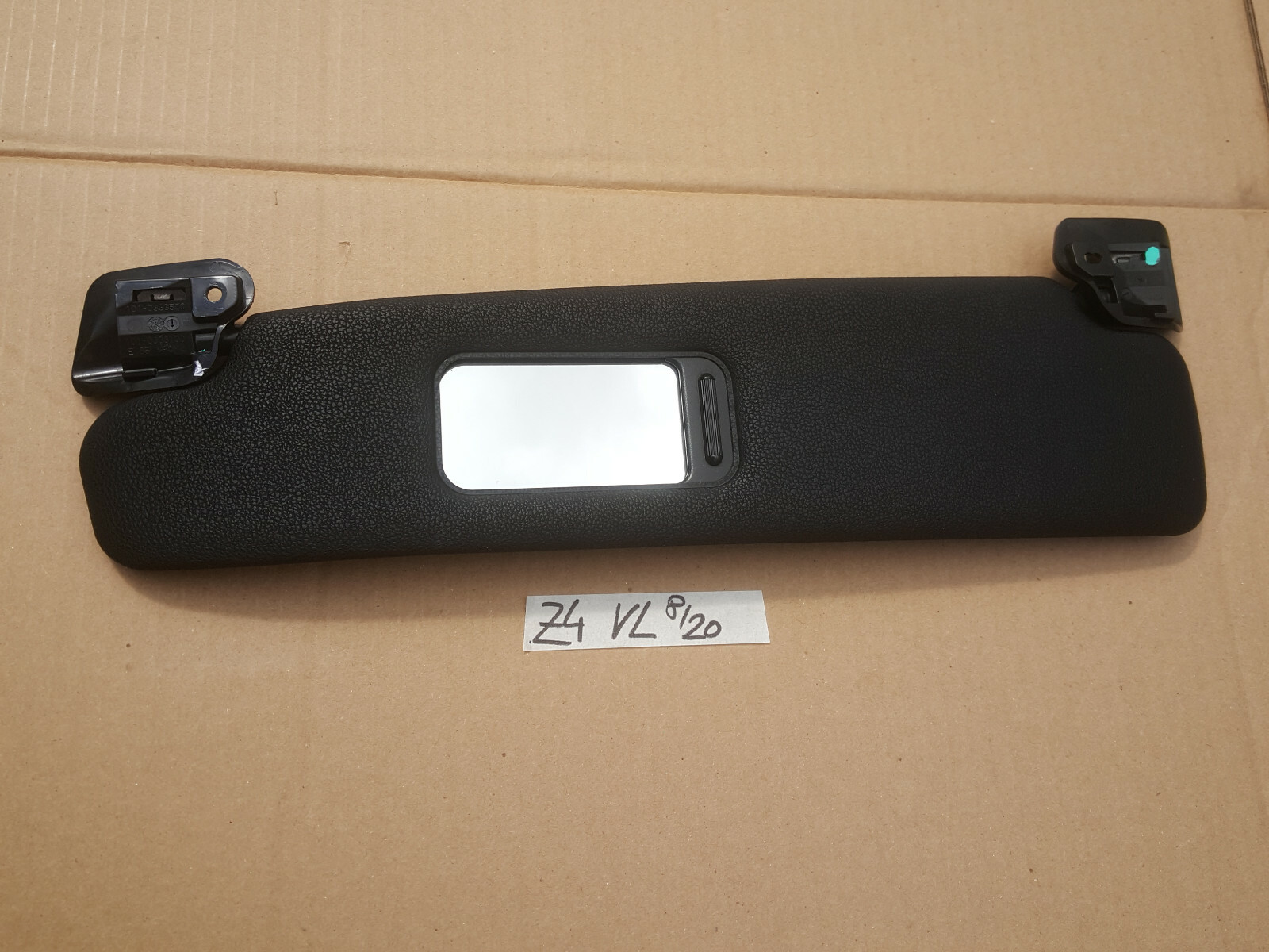 BMW Z4 E85 Sonnenblende Sonnen Schutz Blende black schwarz VORNE LINKS 7016665 – Bild 1