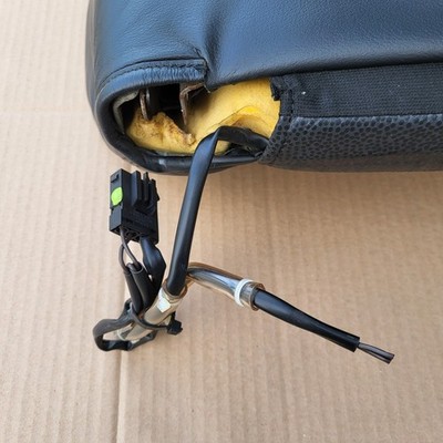 BMW Z3 Roadster Fahrer Sitz Oberteil  Leder schwarz Rücken Lehne Polster Heizung