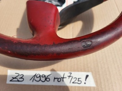 BMW E31 E34 E36 E39 Z3 Lenkrad 1093354 Leder Lenker Rot + Fahrer Airbagmodul