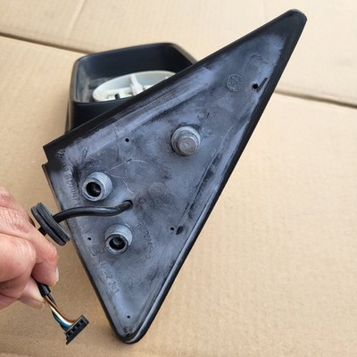 BMW E36 Limousine Touring Außen Seiten Spiegel Blau + Motor OHNE Spiegelglas – Bild 6