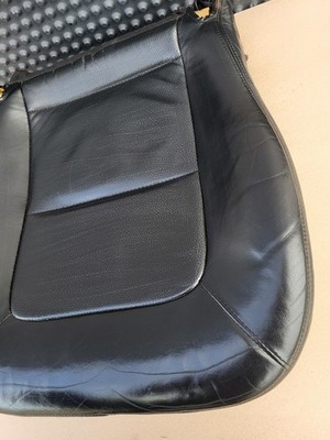 BMW Z3 Roadster Fahrer Sitz Kissen Unterteil Leder Dot point schwarz Sitzheizung – Bild 6