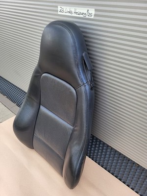 BMW Z3 Roadster Fahrer Sitz Oberteil  Leder Black Rücken Lehne Polster + Heizung