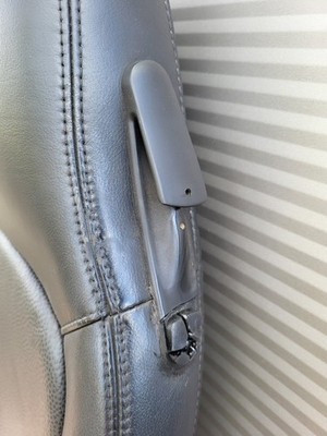 BMW Z3 Roadster Fahrer Sitz Oberteil  Leder Black Rücken Lehne Polster + Heizung