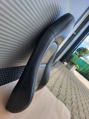 BMW Z3 Roadster Fahrer Sitz Oberteil  Leder Black Rücken Lehne Polster + Heizung