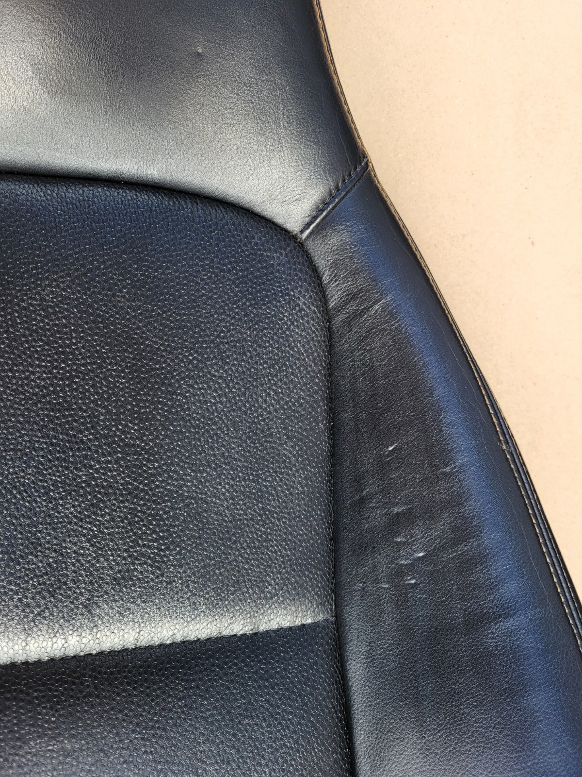 BMW Z3 Roadster Beifahrer Sitz Oberteil  Leder Rücken Lehne Polster Heizung 