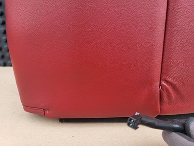 BMW Z3 Beifahrer Sitz Oberteil Leder rot Rückenlehne Polster Sitzheizung  – Bild 13