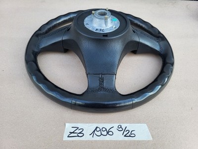 BMW E31 E34 E36 E39 Z3 Lenkrad 1093354 Leder Lenker Schwarz + Fahrer Airbagmodul