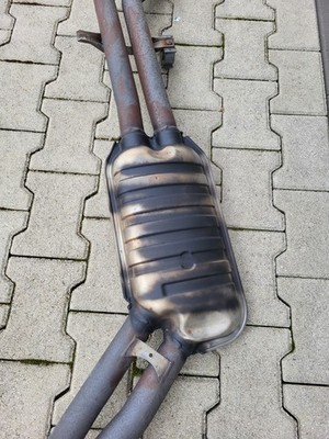 BMW E46 Auspuff Endschalldämpfer Endtopf + Mittelschalldämpfer 7502674 ABHOLUNG – Bild 10