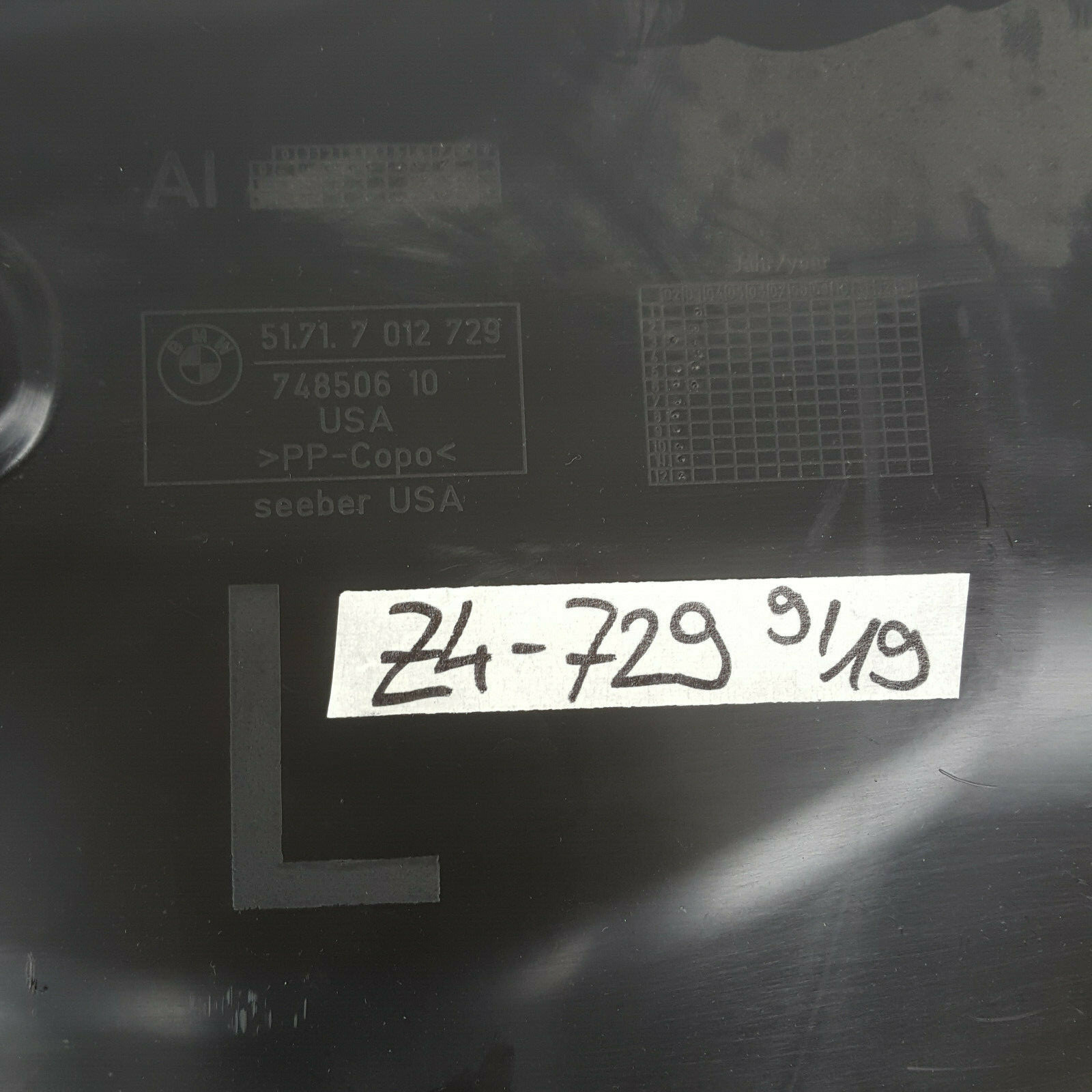 BMW Z4 Radschale Innen Kotflügel Abdeckung Radhaus Schale HINTEN LINKS 7012729 – Bild 4