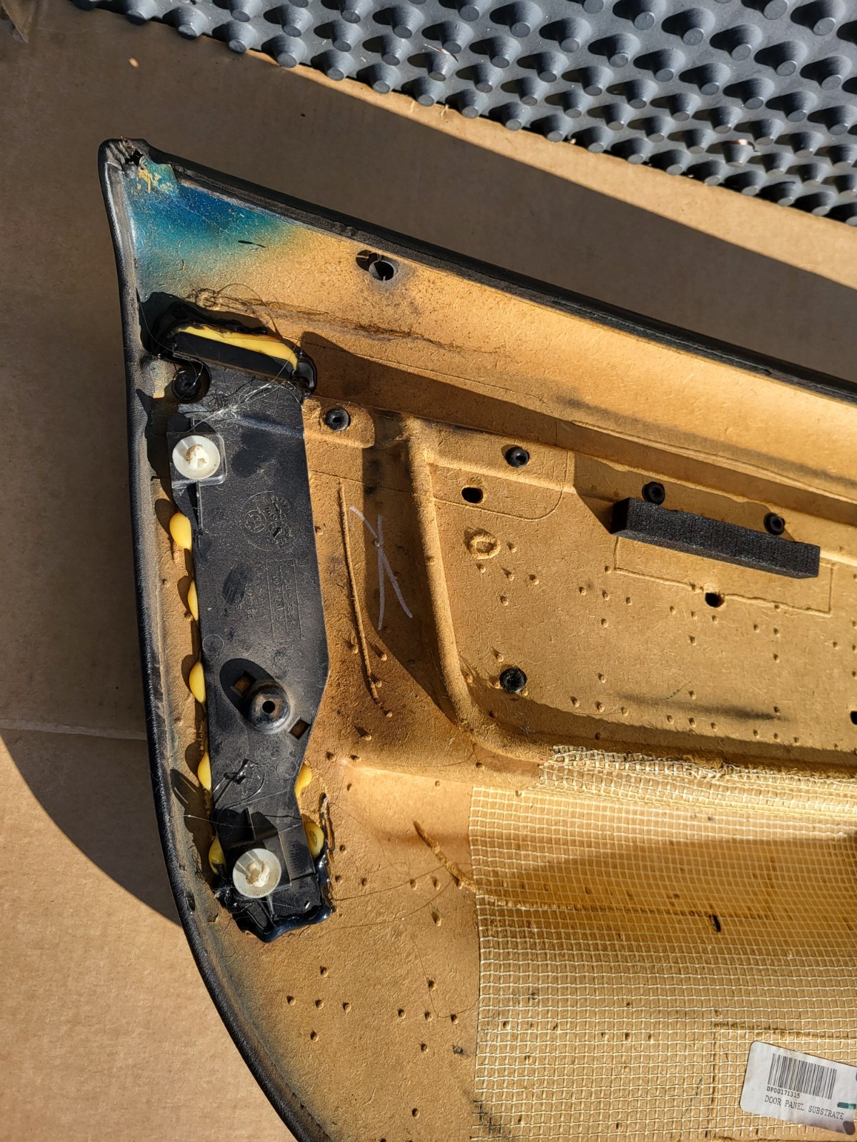 BMW Z3 Roadster  Tür Verkleidung Leder Dot Schwarz RECHTS + Tür Griff – Bild 16