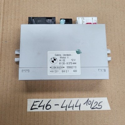 Steuergerät BMW E46 Cabrio Verdeck Modul 8375444 – Bild 1