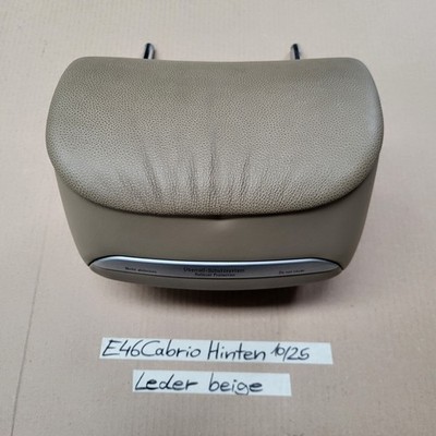 BMW E46 Cabrio Kopfstütze HINTEN Leder Beige Überroll-Schutzsystem – Bild 6