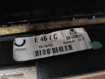 BMW E46 Cabrio Kopfstütze HINTEN Leder Beige Überroll-Schutzsystem – Bild 8