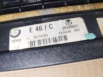 BMW E46 Cabrio Kopfstütze HINTEN Leder Beige Überroll-Schutzsystem – Bild 9