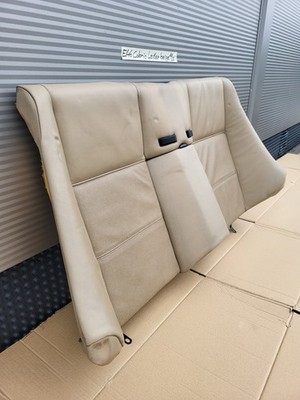 BMW E46 Cabrio Rückbank Rücksitz Bank Sitz Lehne HINTEN Leder Beige ABHOLUNG – Bild 3