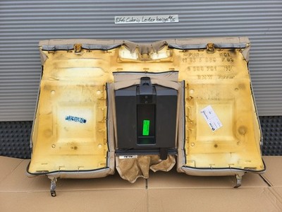 BMW E46 Cabrio Rückbank Rücksitz Bank Sitz Lehne HINTEN Leder Beige ABHOLUNG – Bild 8