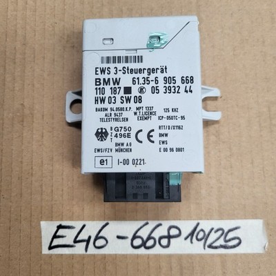 BMW E46 Steuergerät 6905668 EWS Modul 2,5i  M54 – Bild 1
