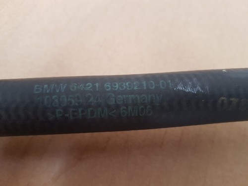 BMW Z4 E85 Kühler Schlauch Wasserschlauch 6939210 für Zusatz Wasserpumpe N46 – Bild 2