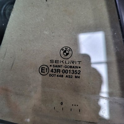 Original BMW E46 Cabrio Fensterheber Mechanismus + Motor + Scheibe Hinten RECHTS – Bild 5