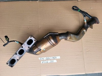 BMW E46 Auspuff Krümmer 7502222 Katalysator 325 i M54 mit 192 PS 7508746 lang  – Bild 1