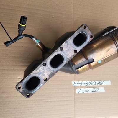BMW E46 Auspuff Krümmer 7502222 Katalysator 325 i M54 mit 192 PS 7508746 lang  – Bild 3