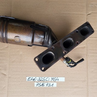 BMW E46 Auspuff Krümmer 7516731 Katalysator 325 i M54 mit 192 PS 7518674 Kurz – Bild 5