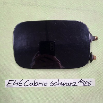 BMW E46 Cabrio Tank Deckel Klappe Schwarz  – Bild 1