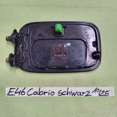BMW E46 Cabrio Tank Deckel Klappe Schwarz  – Bild 3