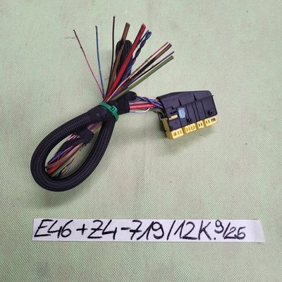 BMW Z4 E85 E86 E60 E63 E46 Z3 Sitz Stecker 12 Kabel + Abdeckkappe 8369719  – Bild 1