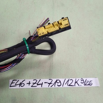 BMW Z4 E85 E86 E60 E63 E46 Z3 Sitz Stecker 12 Kabel + Abdeckkappe 8369719  – Bild 2