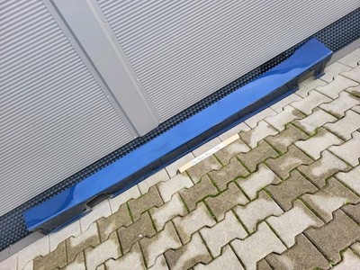 BMW 5er E60 E61 Seiten Schweller Leiste LINKS Mystic blau metallic ABJOLUNG – Bild 1