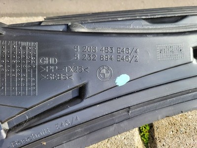 BMW E46 Cabrio Abdeckung Frontscheibe Wischer Verkleidung Windlauf 8208483 – Bild 2