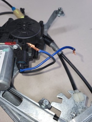 BMW E46 Cabrio Coupe Fensterheber Mechanismus Motor + Gestänge LINKS = Fahrer  – Bild 5