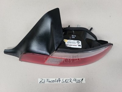 BMW Z3 Roadster Rückleuchte Rücklicht Bremslicht 8384512 RECHT rot weiss Kratzer – Bild 3