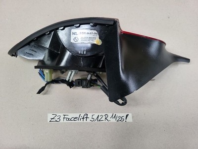 BMW Z3 Roadster Rückleuchte Rücklicht Bremslicht 8384512 RECHT rot weiss Kratzer – Bild 4