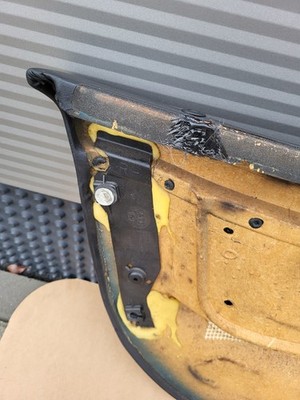 BMW Z3 Roadster Tür Verkleidung Leder Schwarz RECHTS + Griff + Alu Blende – Bild 13