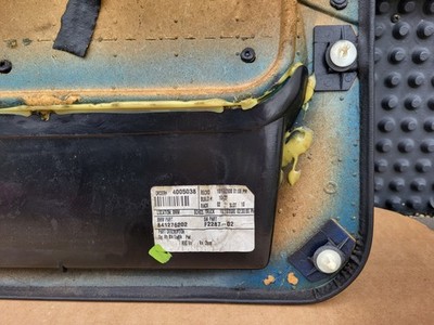 BMW Z3 Roadster Tür Verkleidung Leder Schwarz RECHTS + Griff + Alu Blende – Bild 15