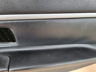 BMW Z3 Roadster Tür Verkleidung Leder Schwarz RECHTS + Griff + Alu Blende – Bild 9