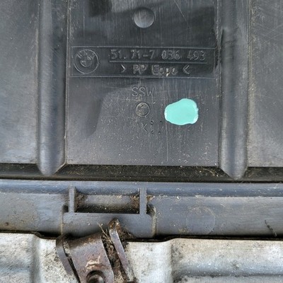 BMW Z4 E85 E86 + E46 Unterfahrschutz Versteifungsplatte 7028433 + Deckel 7036493 – Bild 4