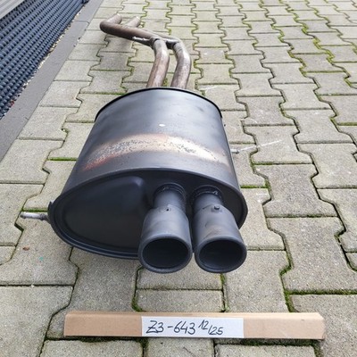 BMW Z3 Auspuff Endtopf 2,2 - 3 Liter M54 End Schalldämpfer 7505643 ABHOLUNG – Bild 2