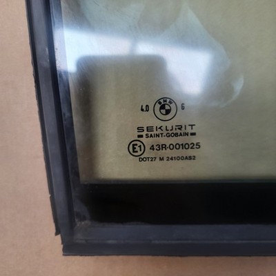 BMW E34 Limousine Seiten Glas Scheibe  Fenster Scheibe Fahrer Tür HINTEN LINKS – Bild 2