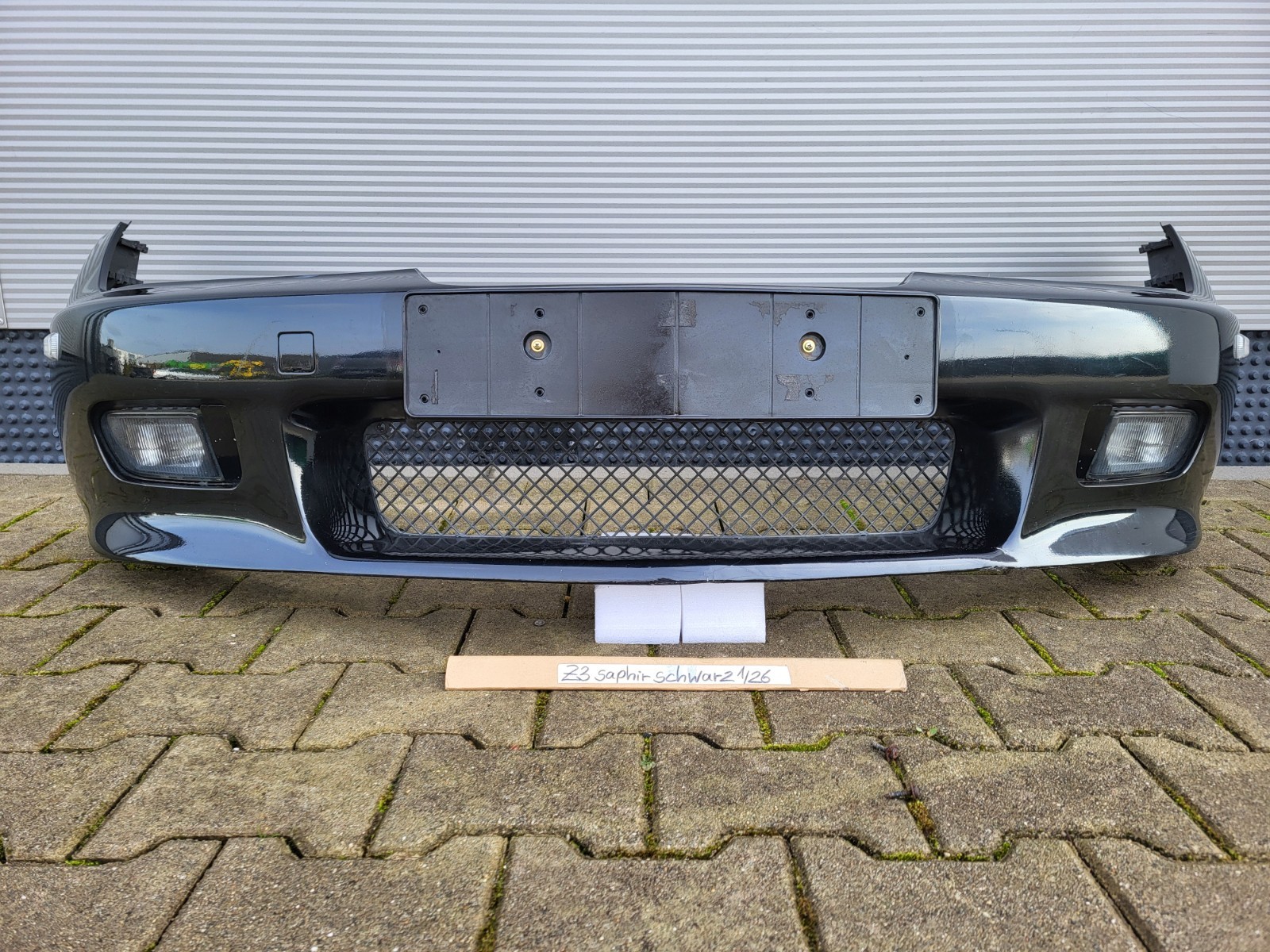 BMW Z3 Frontschürze M-Stange Verkleidung Stoßstange Träger  VORNE Schwarz ABHOL – Bild 1