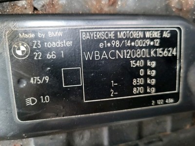 BMW Z3 Frontschürze M-Stange Verkleidung Stoßstange Träger  VORNE Schwarz ABHOL – Bild 13