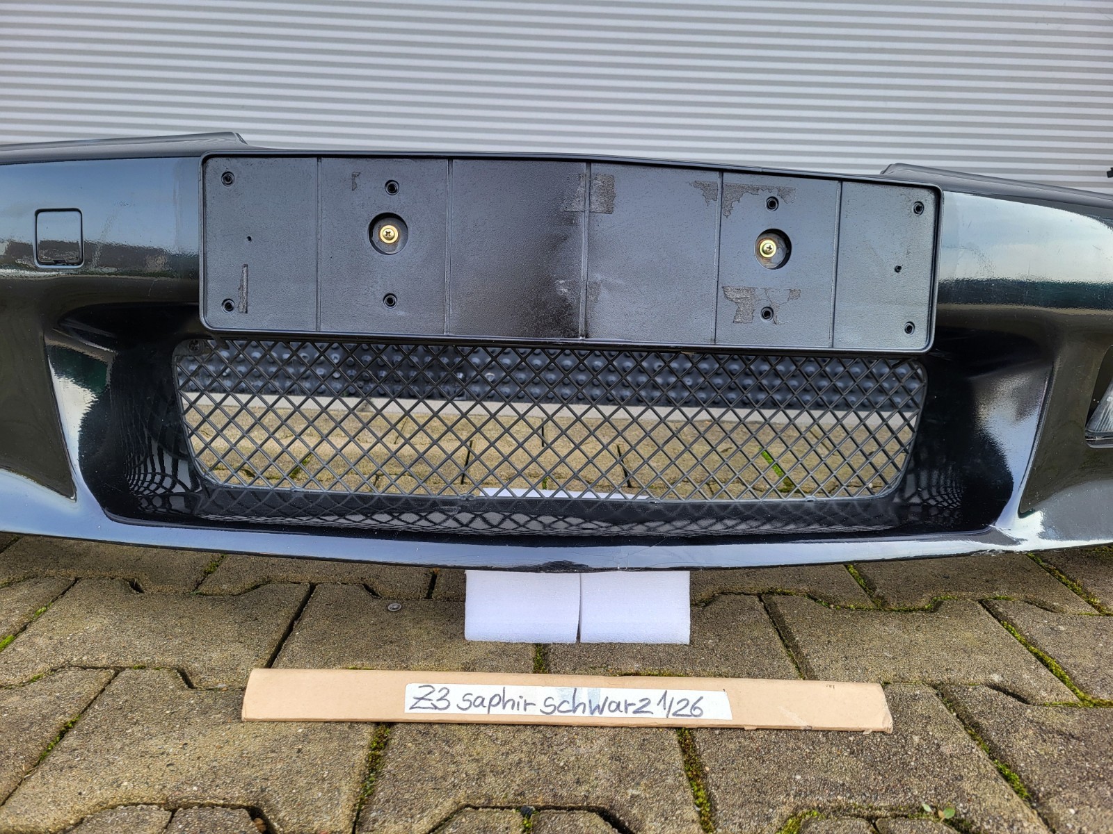 BMW Z3 Frontschürze M-Stange Verkleidung Stoßstange Träger  VORNE Schwarz ABHOL – Bild 6