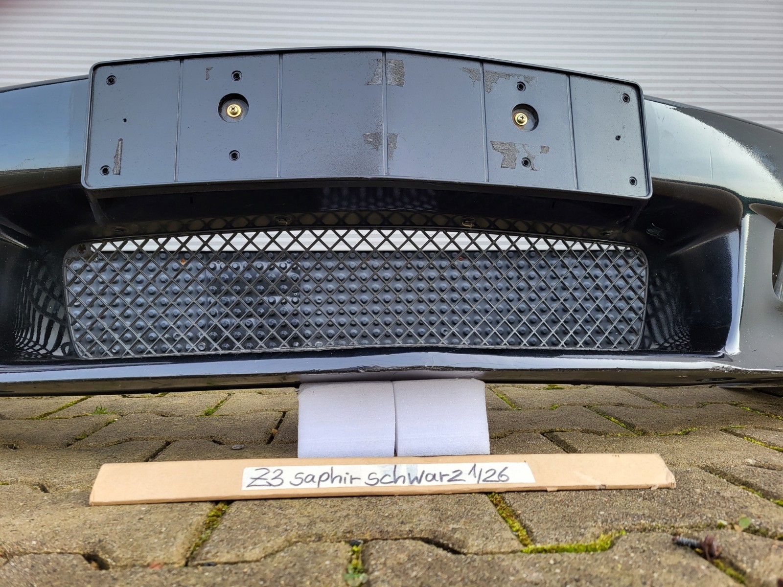 BMW Z3 Frontschürze M-Stange Verkleidung Stoßstange Träger  VORNE Schwarz ABHOL – Bild 8