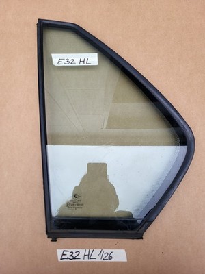 BMW E32 Seiten Glas Scheibe  Fenster Scheibe Fahrer Seite Tür  HINTEN Links – Bild 1